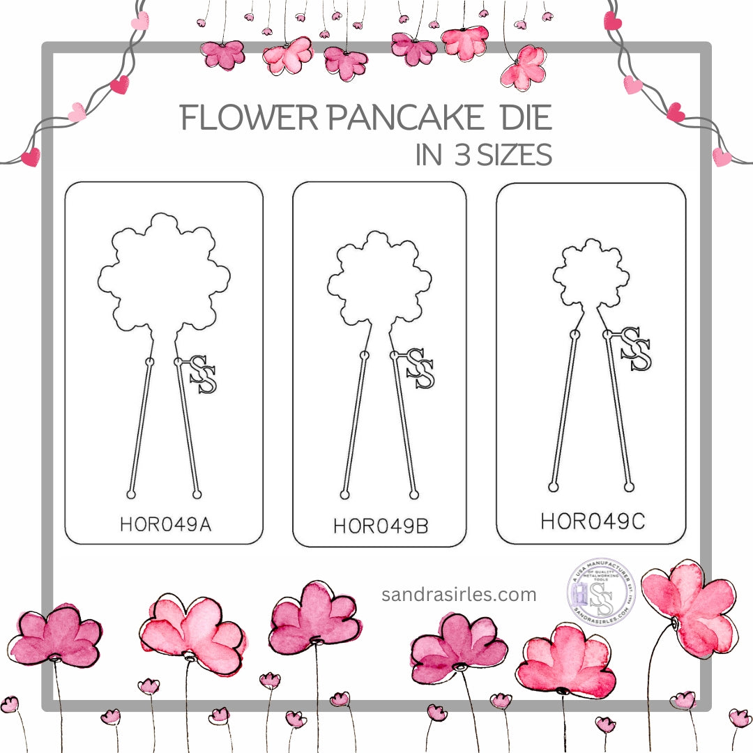 PANCAKE DIE HOR049 FLOWER 12